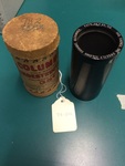 Columbia cylinder record (gold moulded) by George Fox University Archives
