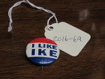 Eisenhower Campaign Lapel Pin by George Fox University Archives
