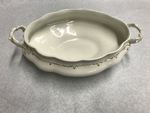 China covered vegetable dish base by George Fox University Archives