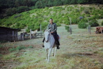 Sam Williams on the Arthur & Patsy Perisho property, Talent, OR, Summer 1975 by Earl Warren Perisho