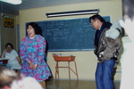 Bible Training School & BTS Party, Kotzebue, AK, 1976: Ethel Mills, ___, & Ingram Melton by Earl Warren Perisho