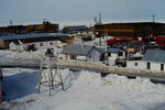 Earl Perisho's Last Panorama of Kotzebue, AK, from the Mission House Tower, Rotman's to Rotman's, Spring of 1976, 12 of 13 by Earl Warren Perisho