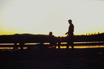 Perisho Family Picnic, Kobuk River, AK, Summer 1969 (?) by Earl Warren Perisho
