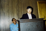 Billy Sheldon & Whittier Williams Jr., Fairbanks (?) Friends Church, Spring 1976 by Earl Warren Perisho