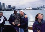 Bruin Jr., Paul Chamberlain and Glenn Moran -- Australia 1995 by George Fox University Archives