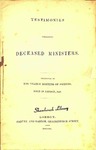 Testimonies Concerning Deceased Ministers: 1840 by London Yearly Meeting