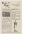 Camp Tilikum Announcements and Updates from Tom-Tom Spring of 1974